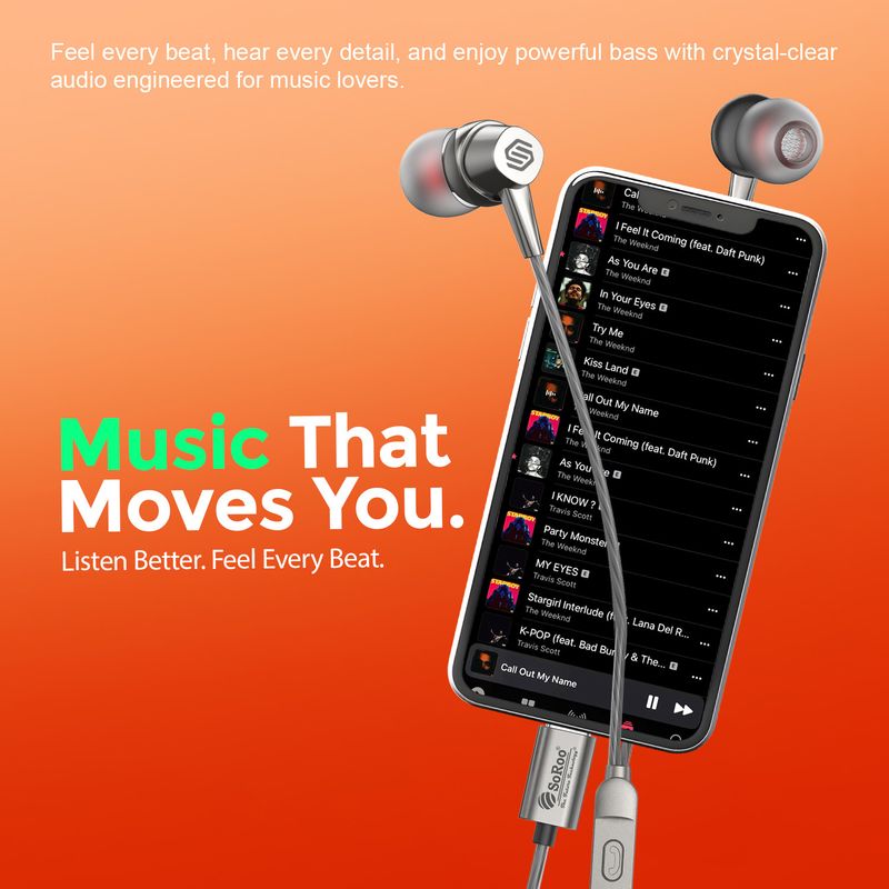 Soroo Future Type-C Wired Earphones - Image 4