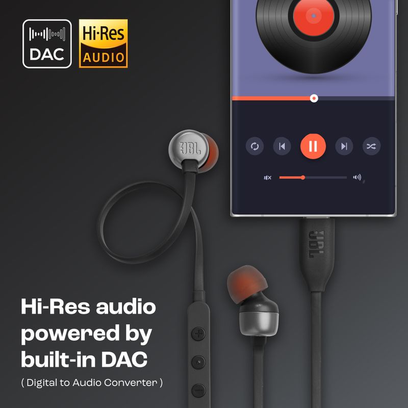 JBL Tune 310C USB-C In-Ear Earphones - Image 6