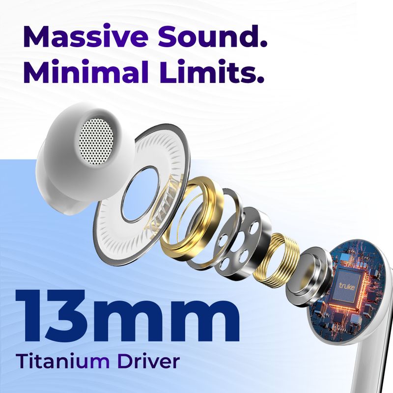 truke Bass H1 Wired Earphones with Type-C Jack - Image 4