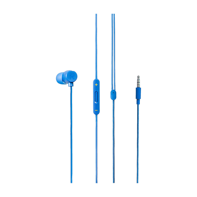realme Buds 2 Wired Headset (Light Blue, In the Ear)