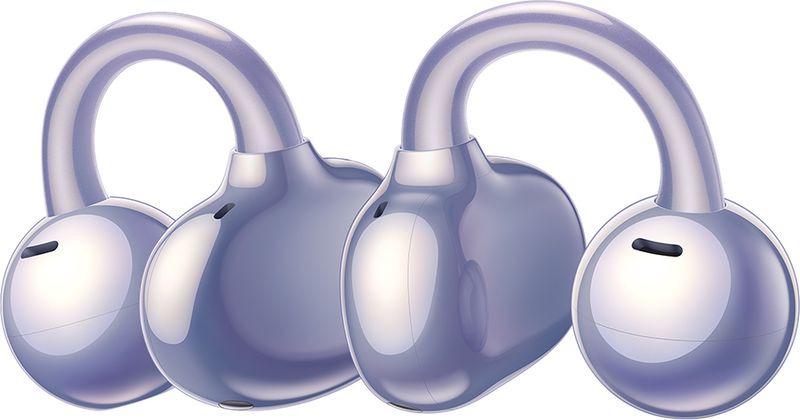 Huawei FreeClip Open-Ear Bluetooth Headset (Purple) - Image 4