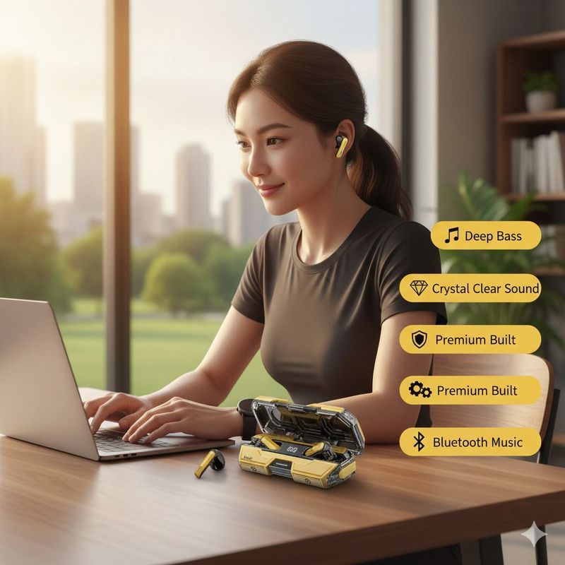 JOKIN premium k8 Wireless Earbuds - Image 4
