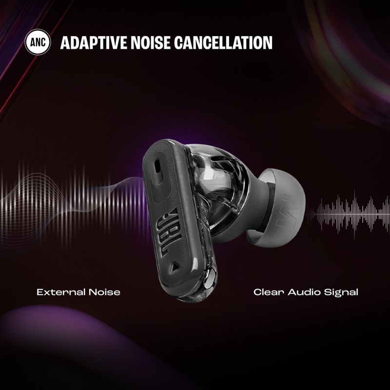 JBL Tune Beam 2 Ghost Transparent ANC Earbuds - Image 5