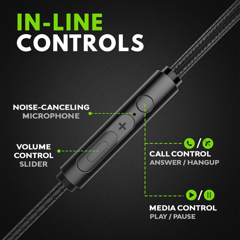 SpinBot BattleBudz W20 Wired Gaming Earphones - Image 4