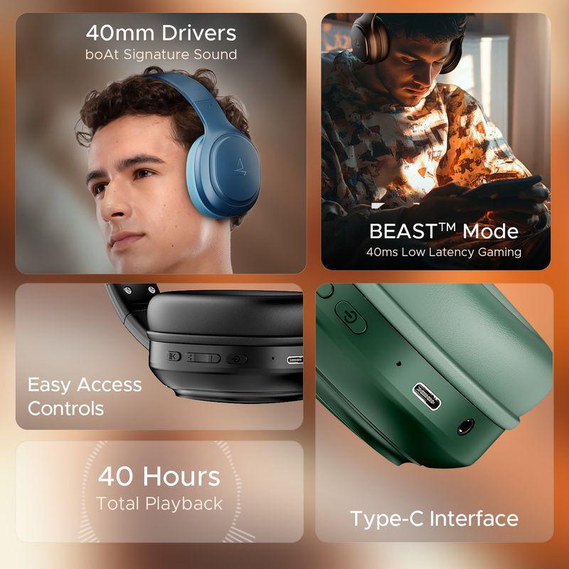 boAt Rockerz 430 Bluetooth Headset - Image 3