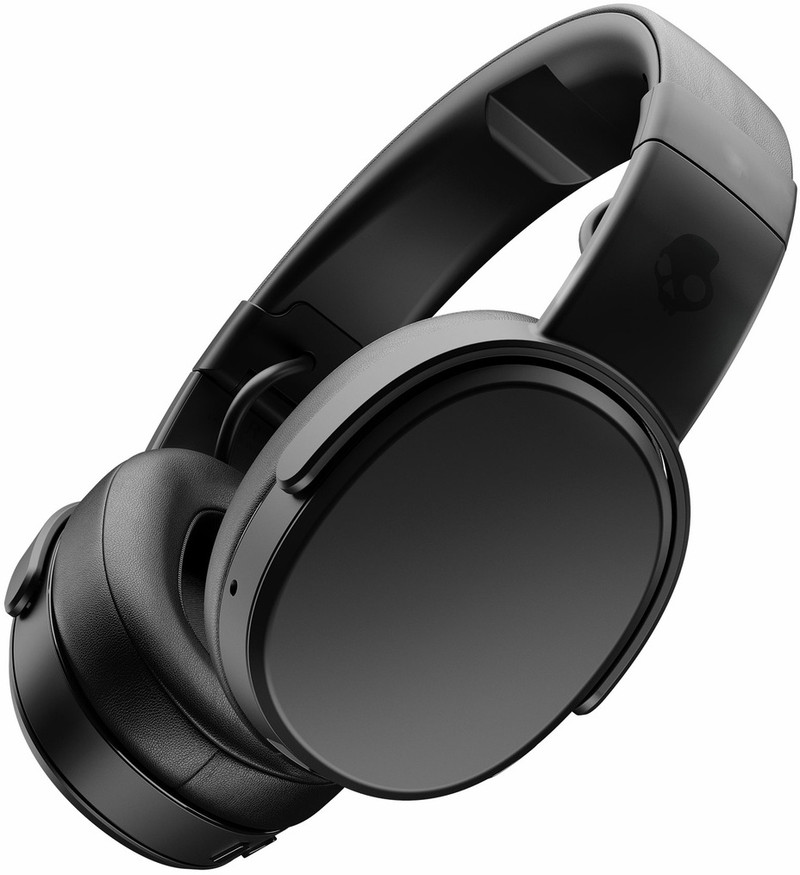 Skullcandy Crusher Wireles|Multi-Sensory Bass,50H Battery|Compatible with iPhone & Android Bluetooth Headset (Black, On the Ear)