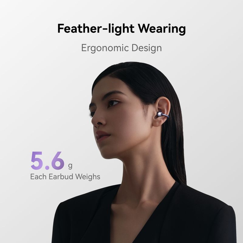 Huawei FreeClip Open-Ear Bluetooth Headset (Purple) - Image 7