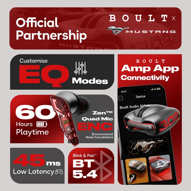 Goboult Mustang Torq 50 Hrs Battery Headset - Image 4