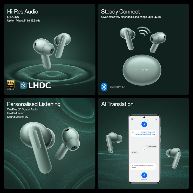OnePlus Buds 4 with 55dB ANC, Dual Drivers - Image 4