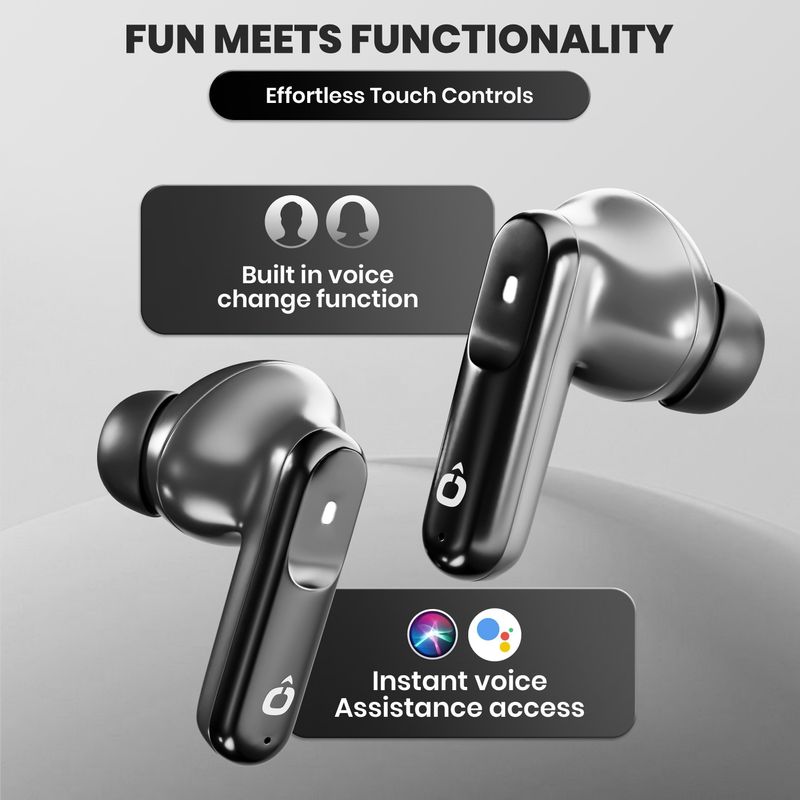 Fitpro 151 NEO TWS 5.1 Wireless Earbuds (Black) - Image 4