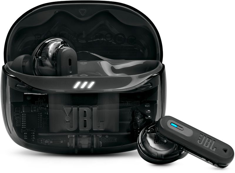 JBL Tune Beam 2 Ghost Transparent ANC Earbuds - Image 2