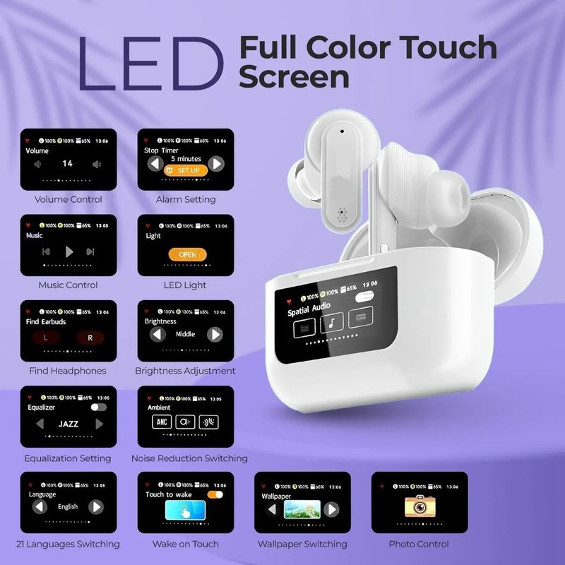 COEUS Pro Display Buds TWS ANC - Image 6