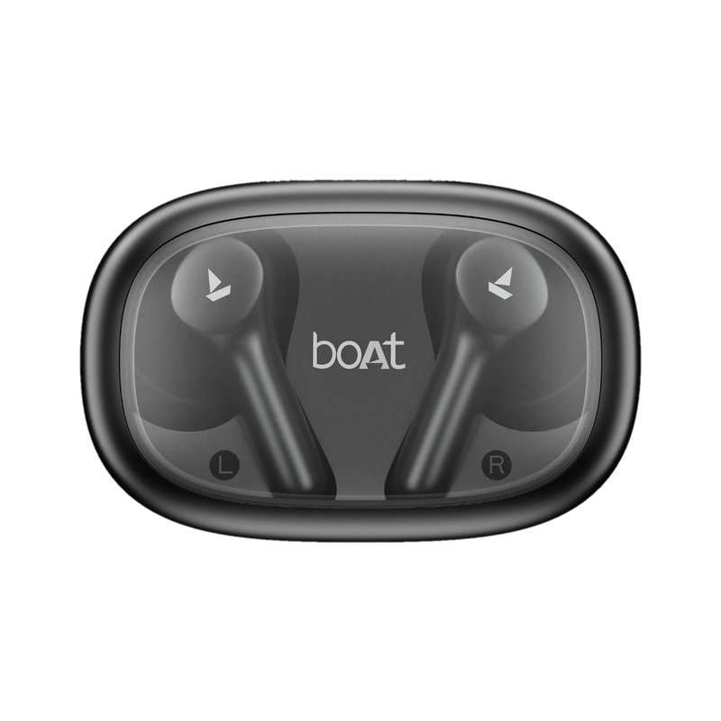 boAt Airdopes 71 Gen 2 TWS, 45H Battery, 2 Mics ENx, BTv6.0,Hearables App,ASAP Charge Bluetooth Headset (Charcoal Black, True Wireless)
