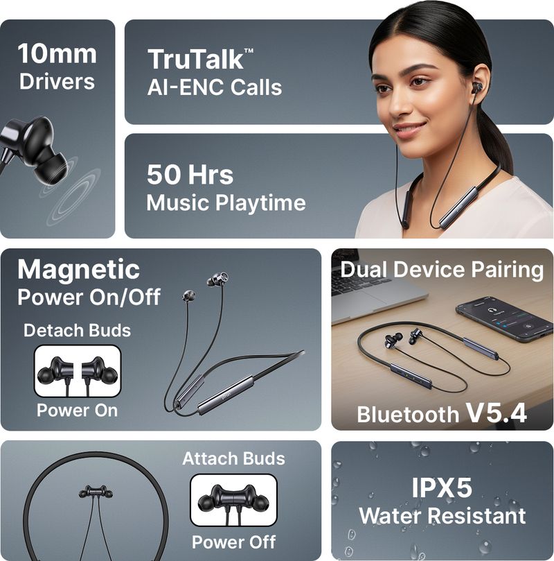 PTron Tangent Eon Bluetooth Headset - Image 3
