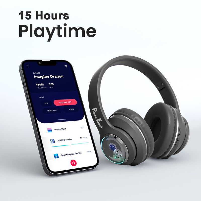PunnkFunnk Astro Over-Ear Wireless Bluetooth Headphones - Image 3
