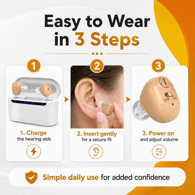 Fastwell F15C Rechargeable Hearing Aids - Image 4