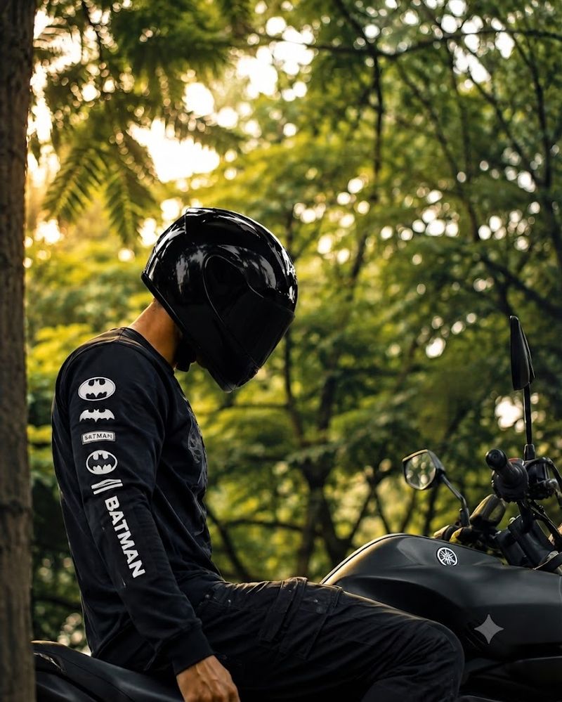FOROLY Rado ABS Full Face Helmet Black - Image 4