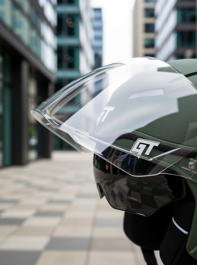 Steelbird GT Dashing Open Face Motorbike Helmet - Image 6