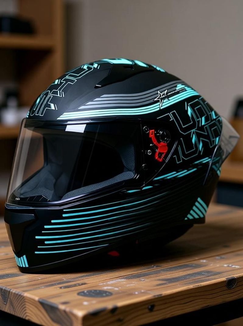 STUDDS Thunder D11 Full Face Motorbike Helmet - Image 6