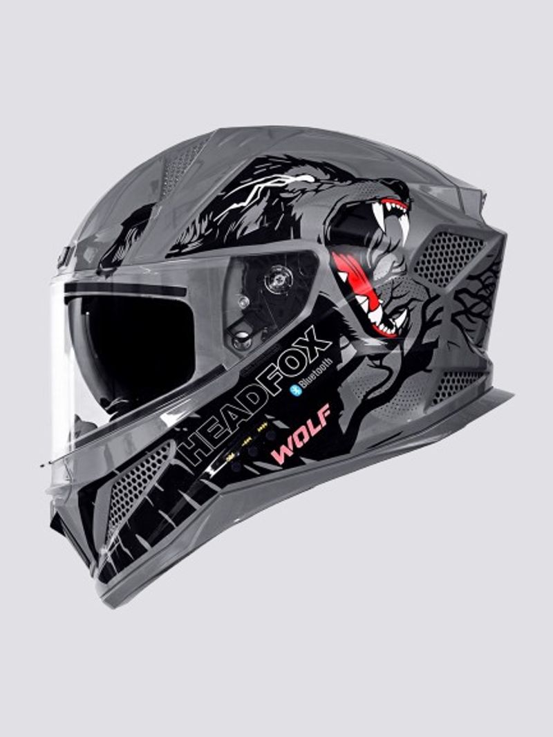 Head fox Wolf AI Bluetooth Smart Helmet - Image 2