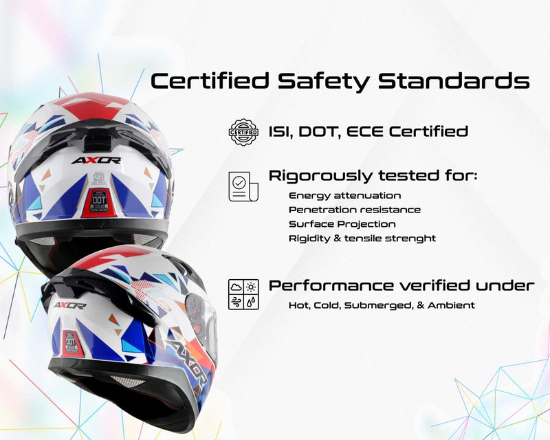 Axor Apex Prism Motorbike Helmet - Image 5