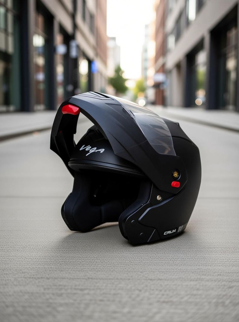 VEGA Crux Motorbike Helmet - Image 5