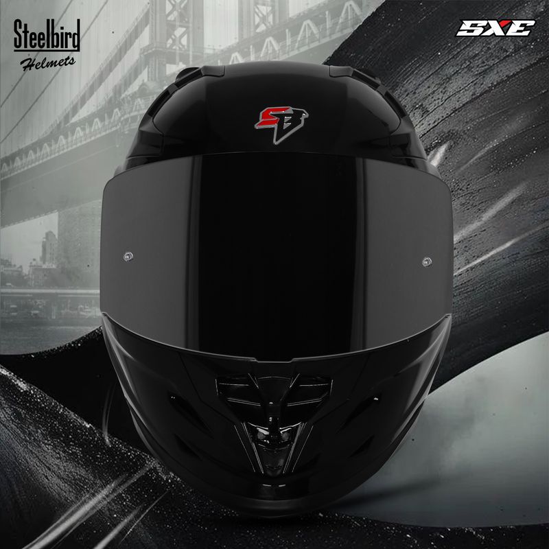 Steelbird 61 SXE Full Face Motorbike Helmet - Image 5