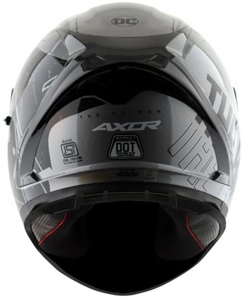 Axor Street DC Batman Motorbike Helmet Anthracite Black - Image 5