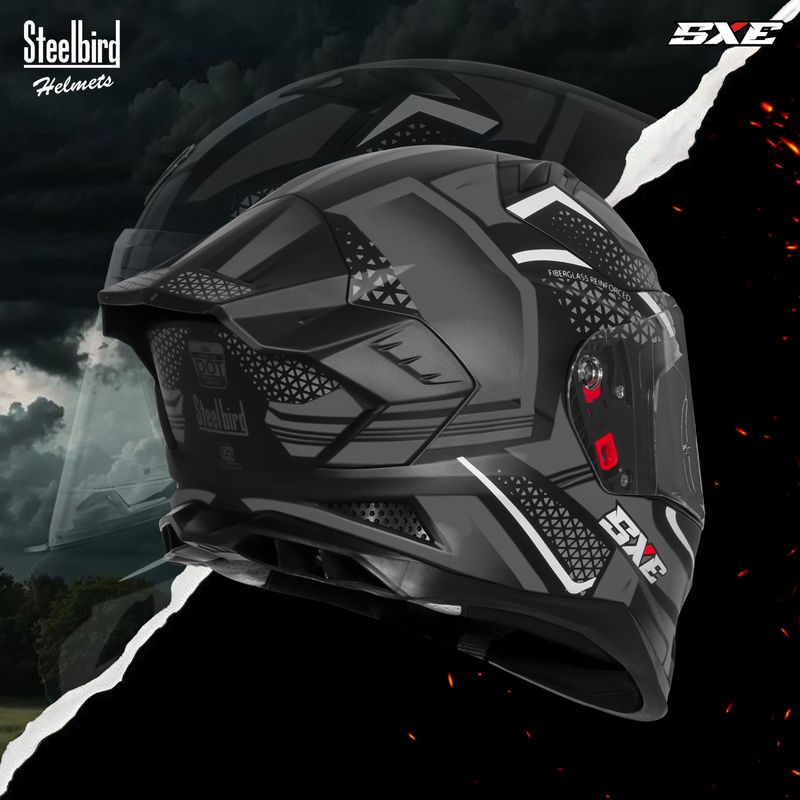 Steelbird SBH-61 SXE X5 Full Face Helmet - Image 4