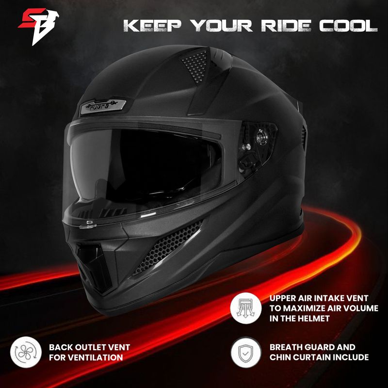 Steelbird SBH-25 Rudra Full Face Helmet - Image 4