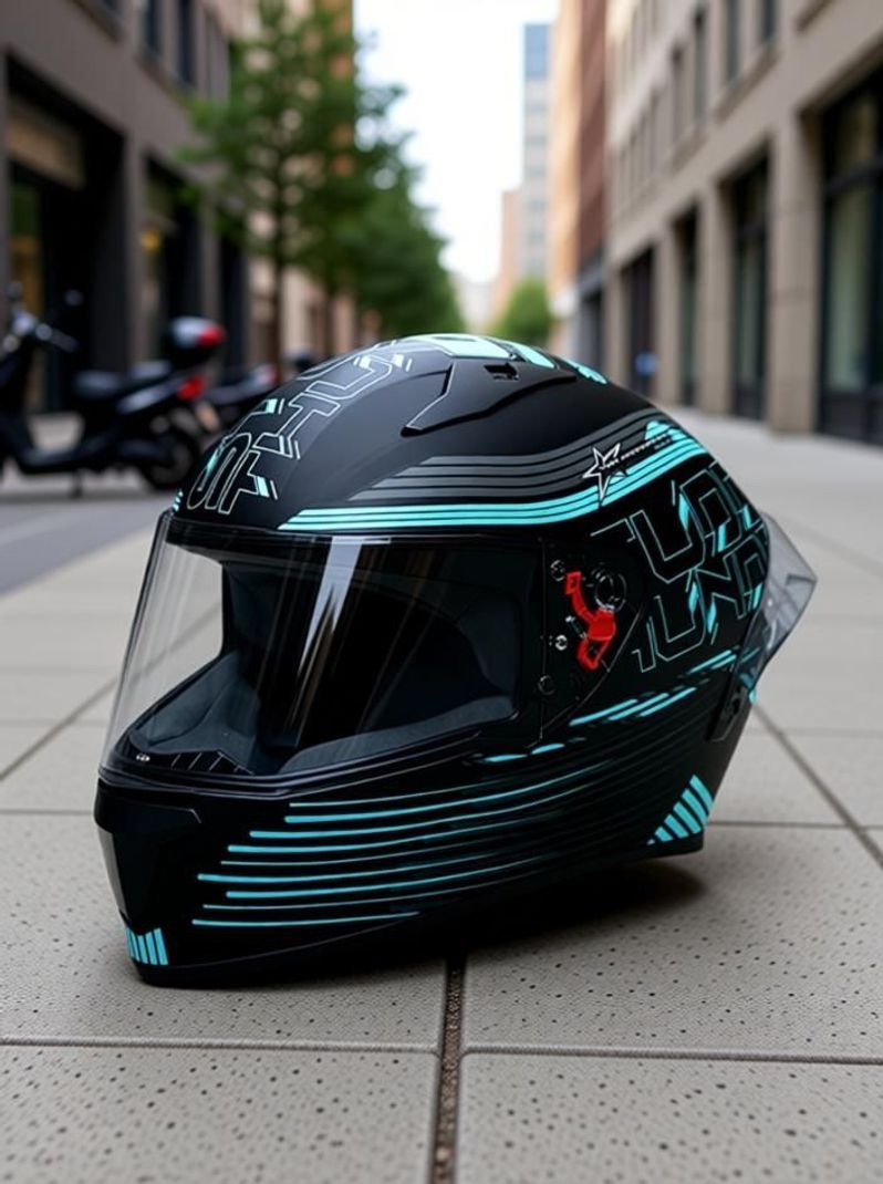 STUDDS Thunder D11 Full Face Motorbike Helmet - Image 5