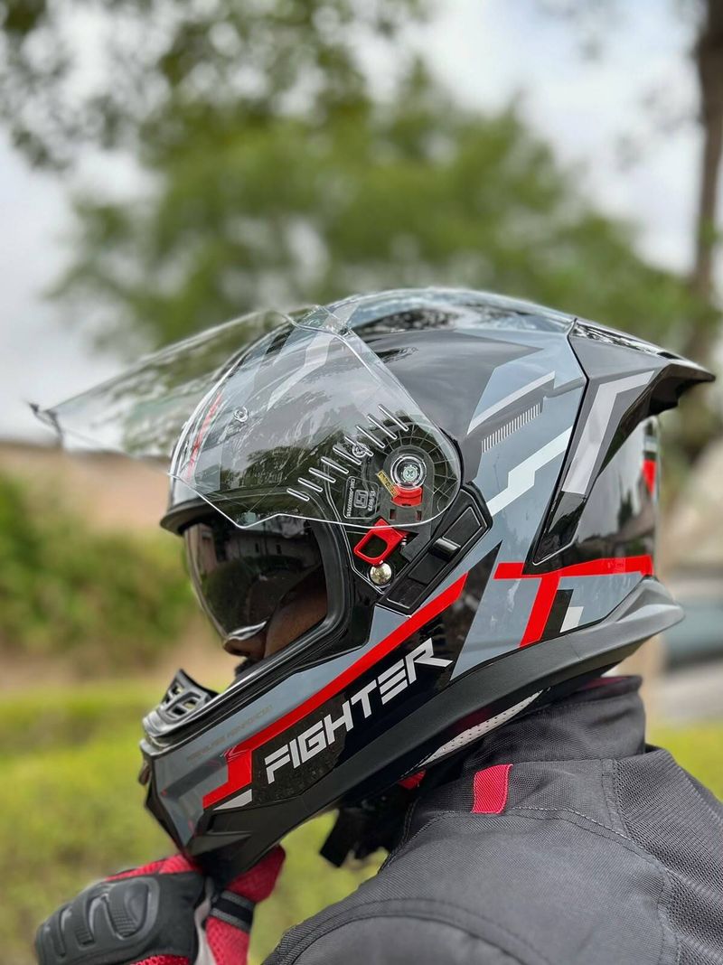 Steelbird Air SBH-57 ISS Fighter Stealth X Helmet - Image 5