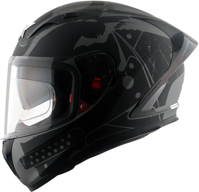 Axor Street DC Batman Motorbike Helmet (Dull Anthracite Black)