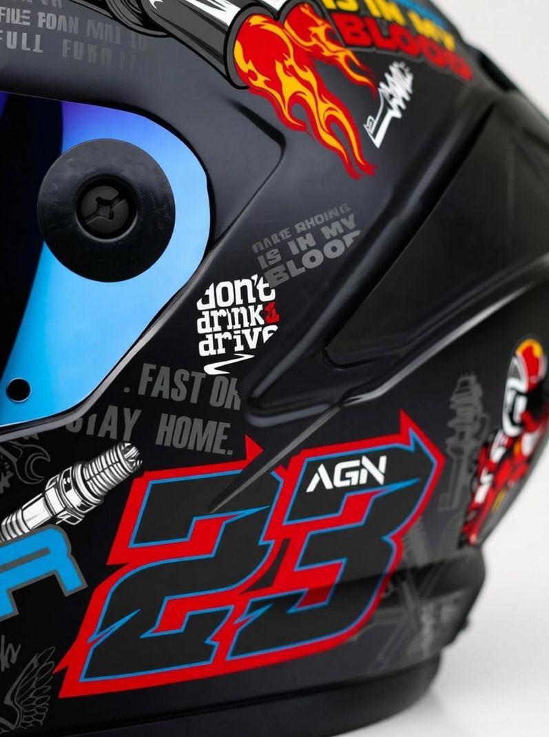 Agx Speed Biker ABS Motorbike Helmet - Image 5