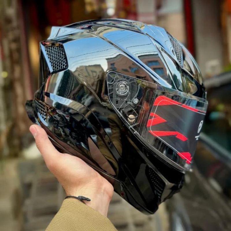 Steelbird Air SBH-25 600mm Large Black Helmet - Image 2
