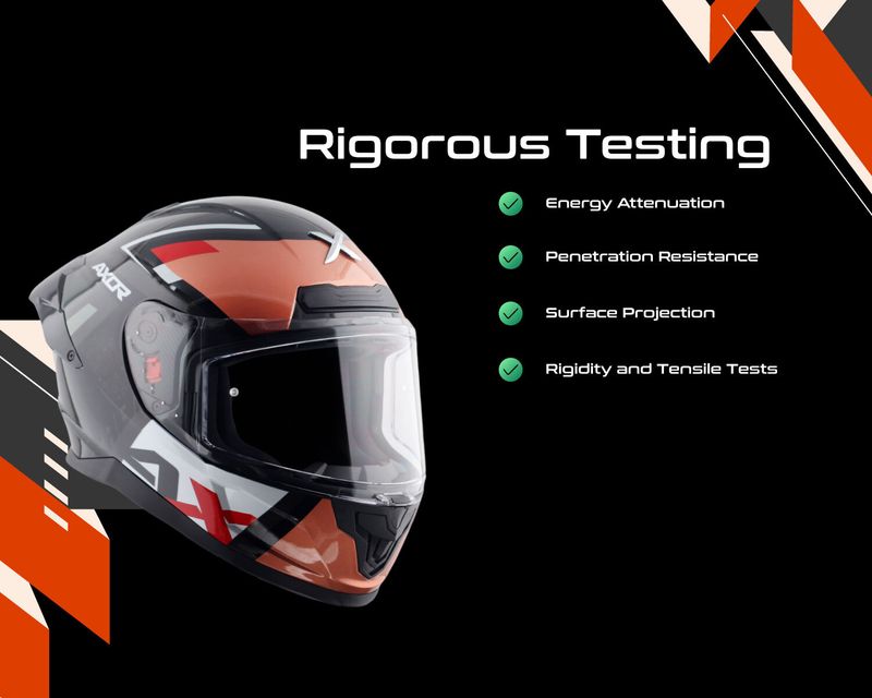 Axor Saber X-Sport Motorbike Helmet - Image 6