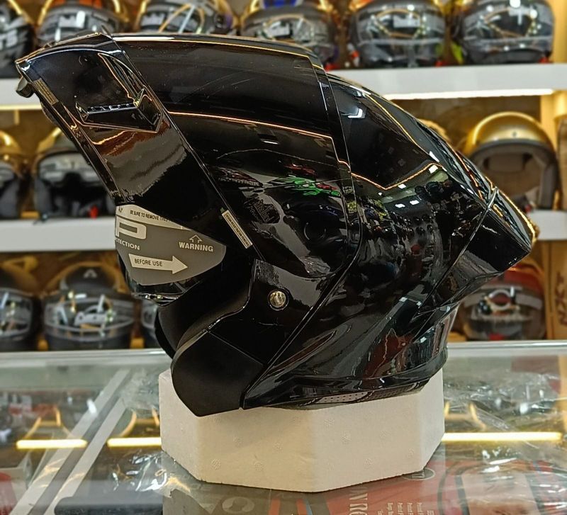 Steelbird Air SBA-20 ISS Motorbike Helmet Glossy Black - Image 4