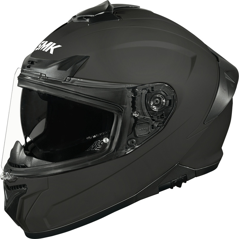 Smk Typhoon Solid Dual Visor Helmet Motorbike Helmet