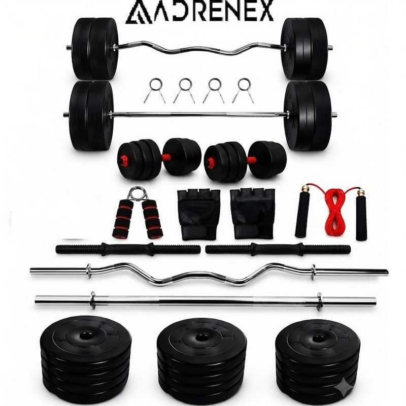 Adrenex 30 kg PVC Gym Kit - Image 2