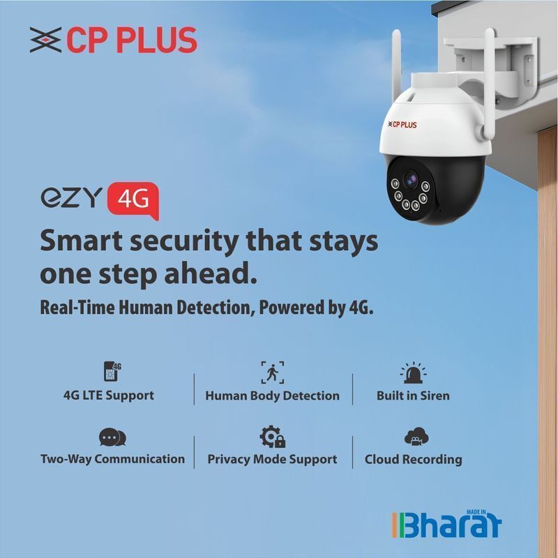 CP PLUS EZ-S35T 3MP 4G SIM CCTV Camera - Image 3