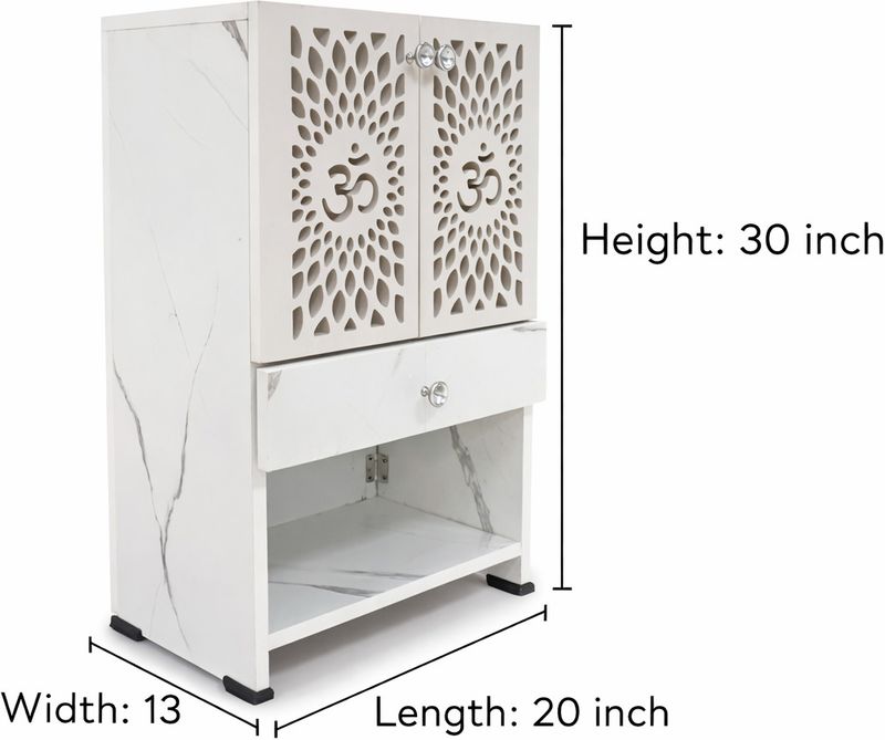ChiselChant Engineered Wood Home Temple (Height: 76, Pre-assembled) - Image 6