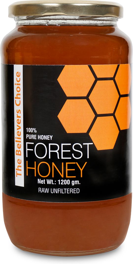 THE BELIEVERS CHOICE Raw Organic Forest Honey, 423g - Image 2