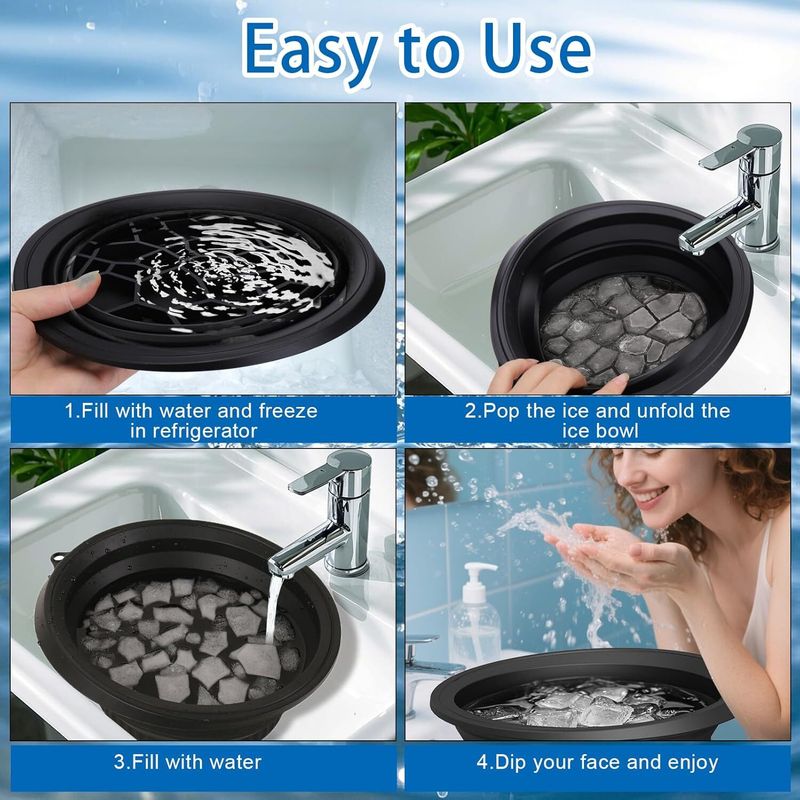 Trezox Silicone Massage Bowl Ice Facial Bowl - Image 5