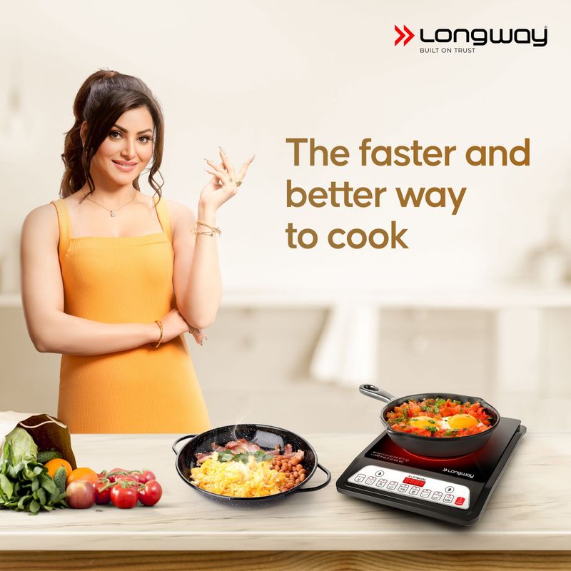 Longway 2000W Induction Cooktop Black Elite Plus - Image 3