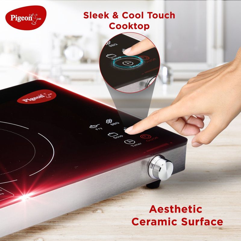 Pigeon 2200W Radiant Cooktop Black - Image 3