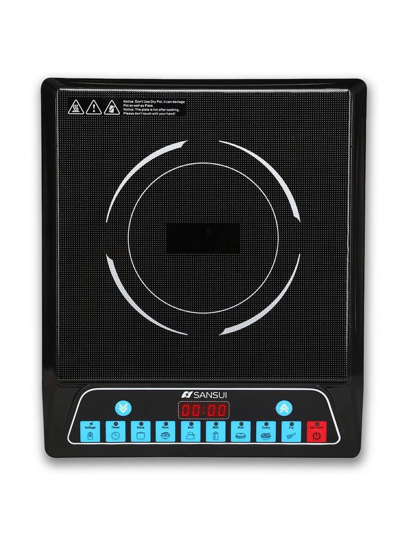 Sansui 1400W Black Induction Cooktop - Image 2