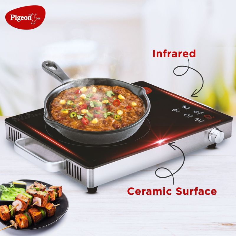 Pigeon 2200W Radiant Cooktop Black - Image 4