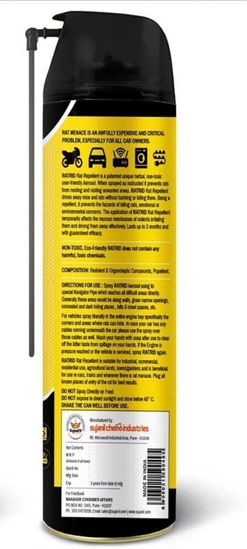 Sujanil's Rat Repellent Aerosol Spray 425ml - Image 3