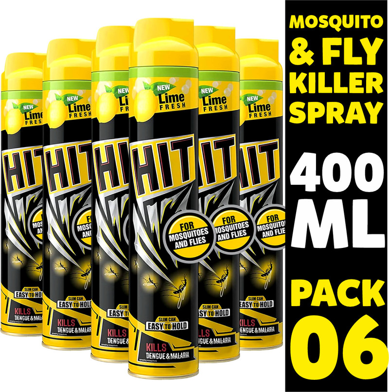 Hit Flying Insect Killer - Mosquito & Fly Killer Spray (6 x 400 ml)