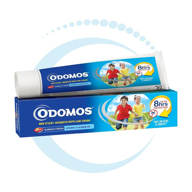 Dabur Odomos Non-Sticky Mosquito Repellent Cream 100g - Image 2